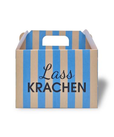 Popcorn set - gift bag "let's crack" the original gift for simple popcorn preparation contains organic popcorn corn and 3 different organic flavors