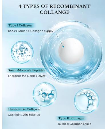 KOMFYMED Recombinant Collagen Restoration Collagen Barrier Repair Serum for Sensitive Skin Single-Dose Hydrating Treatment for Redness Dryness & Post-Procedure Care (0.05 fl.oz 5 Pack) 0.05 fl.oz 5 Barrier Repair Serum - Buy Online on GoSupps.com