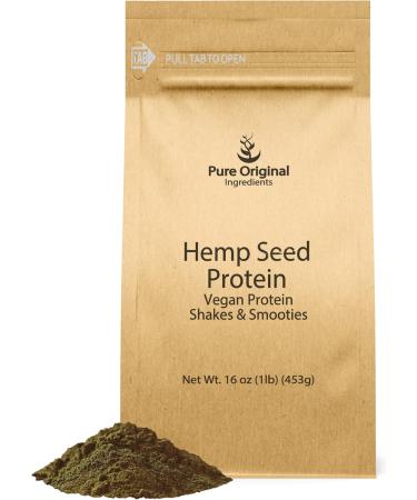PURE ORIGINAL INGREDIENTS Pea Protein Powder Soy Protein Powder and Hemp Seed Protein Powder Bundle 1 lb Each Soothies & Shakes Vegan - Buy Online on GoSupps.com