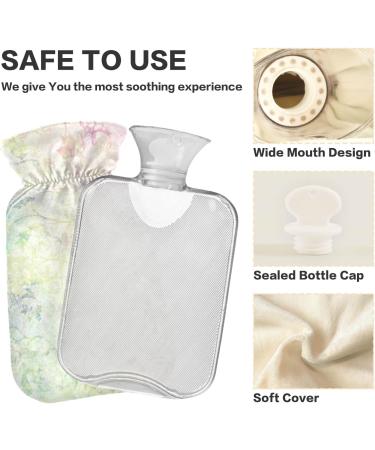 Naanle Vintage Flower Hot Water Bottle with Cover - 2L Heat Therapy for Back Pain Relief Hand & Foot Warmer - Buy Online on GoSupps.com