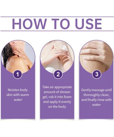  Nurvidis Lavender and lavender shower gel and body lotion relaxing lavender shower gel moisturizing body lotion gentle and hydrating for the skin - Buy Online on GoSupps.com