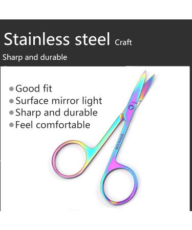 4-Piece Professional Stainless Steel Tweezers Set - Eyebrow Eyelash & Splinter Tweezers for Precision Grooming - Buy Online on GoSupps.com