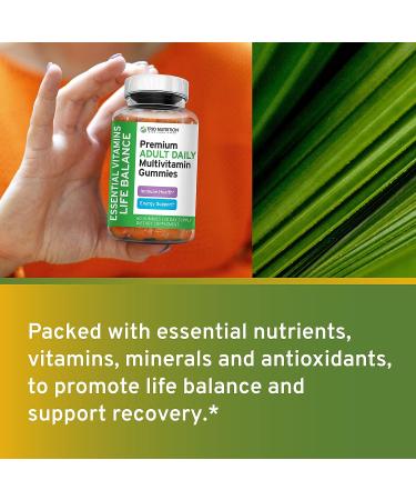 Adult Daily Multivitamin Gummy with Vitamins C & Zinc | Immune & Energy Support for Men & Women | Non-GMO & Gluten-Free - Buy Online on GoSupps.com