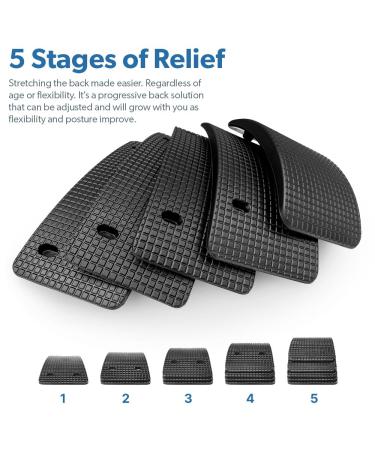 Adjustable Back Stretcher for Lumbar Support | Spine Alignment & Pain Relief | Dr. Sinett - Buy Online on GoSupps.com