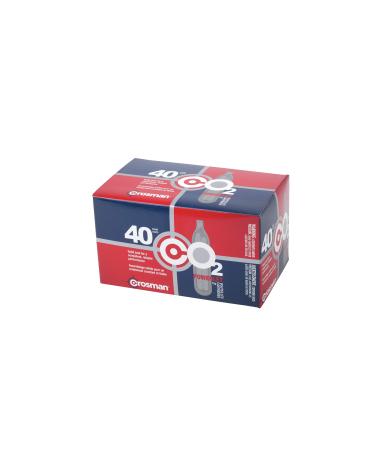 Crosman 12-Gram CO2 Powerlet Cartridges for Use with Air Rifles and Air Pistols 40 count