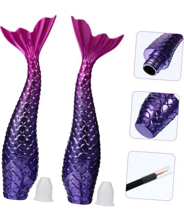 LALAFINA 2pcs Eyeliner Packaging Colored Mascara Transparent Empty Mascara Bottle Refillable Tubes Filling 1 count (Pack of 1) As Shown 2 - Buy Online on GoSupps.com