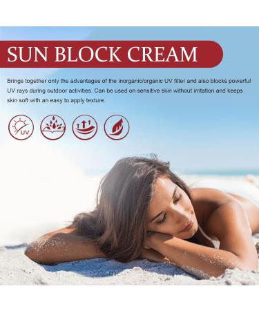 SPF50+ Sunscreen Cream - Moisturizing UV Protection for Summer Outdoor Activities | Non-Sticky & Refreshing 1pc - Buy Online on GoSupps.com
