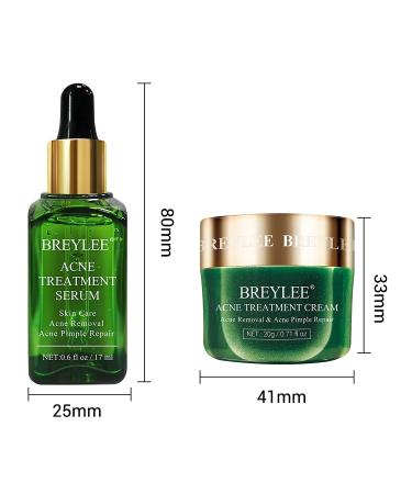BREYLEE Tea Tree Oil 2 in 1 Acne Solution Kit for Clearing Severe Acne and Repairing Skin - Buy Online on GoSupps.com