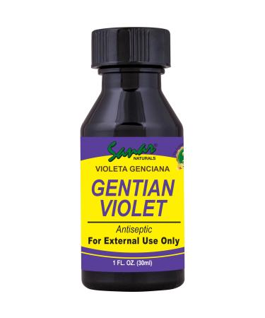 Sanar Naturals Gentian Violet 1 fl oz - Violeta de Genciana - Tincture of Violet 1% First Aid Antiseptic
