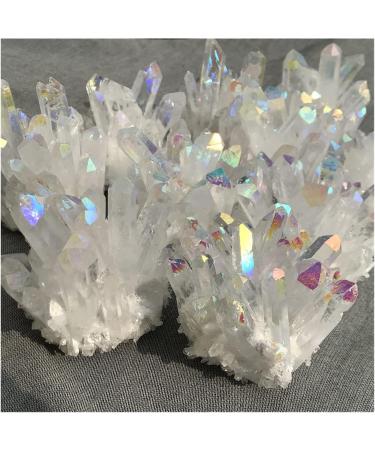 Necklaces Natural Crystal Rough 1pc Natural Clear Quartz Electroplating Angel Aura Crystal Cluster Aquarium Decoration Home Ornaments - Buy Online on GoSupps.com