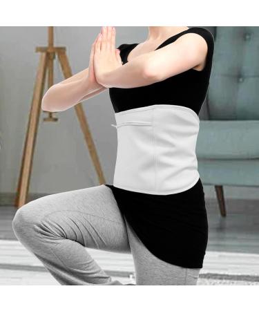 Castor Oil Compress Pad | Castor Oil Pack Compress - Reusable Anti Oil Leak Castor Oil Wrap with Adjustable Strap for Dysmenorrhea Relief Pengzi White - Buy Online on GoSupps.com