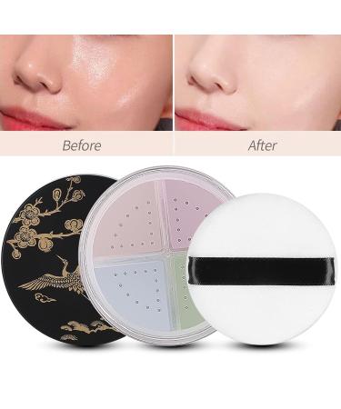 Long-Lasting Loose Powder Foundation | Oil Control Makeup Setting Powder | Smooth Complexion & Skin Tone Enhancer - Transparent Matt 01 (Mousse Light Color) - Buy Online on GoSupps.com