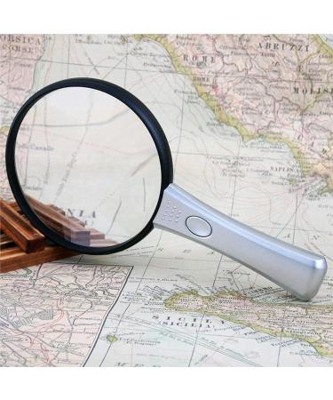 Portable Magnifiers 10X Handheld Child Elderly Reading Magnifier 20X Acrylic Optical Lens Identification Loupe Full of Stars - Buy Online on GoSupps.com
