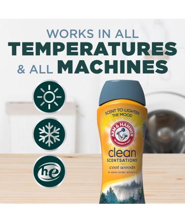 Shop Arm & Hammer In-Wash Scent Booster - Cool Woods 24oz | Enhance Your Laundry with Long-Lasting Freshness | International Shipping Available - Buy Online on GoSupps.com