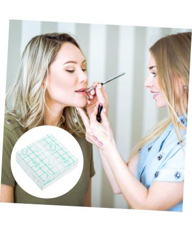 100pcs Makeup Hand Palette Disposables - Cream Fingernail Cleaner Stickers & Cosmetic Mixer - White Tear Stick Holders for Nail Accessories - Buy Online on GoSupps.com