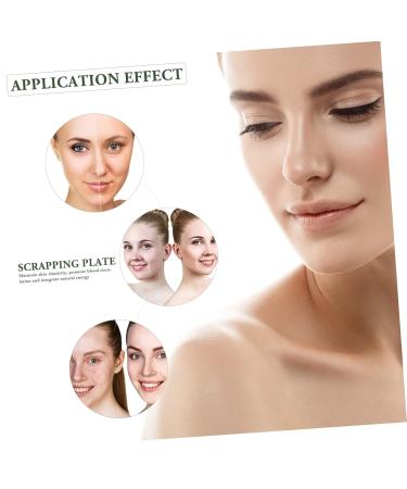 Fomiyes 3 Set Massage Scraping Tool - Jade Gua Sha Plates & Comb for Scalp Relief & Trigger Point Massage - 12x4cm Green - Buy Online on GoSupps.com