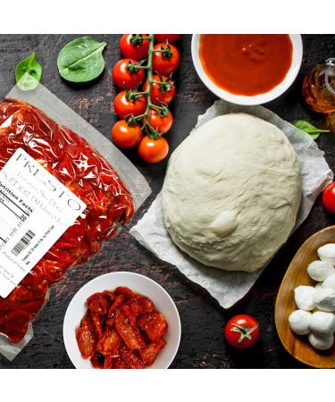 Super Red Sun-Dried Tomato Halves 5 lbs (80 oz) - Nutrient-Rich, Flavorful, Gluten-Free & Vegan - Vacuum Packed by Presto Sales - Buy Online on GoSupps.com