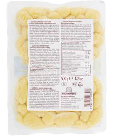  Italian Gourmet E.R. Le Veneziane Potato Gnocchi UHT Gluten Free Gluten Free Potato Gnocchi 500g + Italian Gourmet Pulp 400g - Buy Online on GoSupps.com