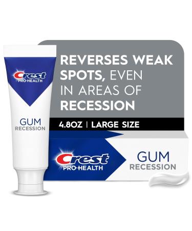 Crest Pro-Health Gum Recession Toothpaste 4.6 oz - Anticavity Antibacterial Flouride Toothpaste Clinically Proven Gum Protection Even in Areas of Recession