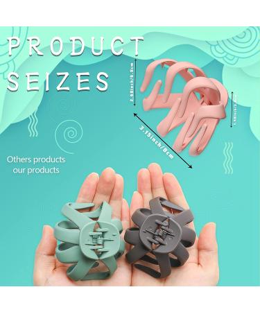 Large Hair Claw Clips for Women - 6 Pcs Octopus Clips for Thick Hair - Strong Hold Grip with Non-Slip Design - Hair Accessories for Ponytails and Updos - Buy Online on GoSupps.com