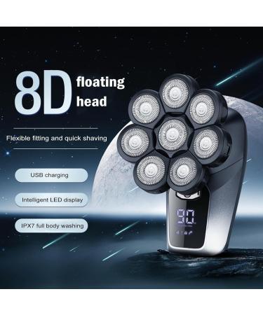 Best 8D Head Shavers for Bald Men | Waterproof Electric Shaving Set with Nose Hair Trimmer - Buy Online on GoSupps.com