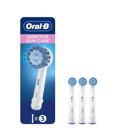 Oral-B Sensitive Gum Care Electric Toothbrush Replacement Brush Heads Refill, 3 Count Sensitive Gum Care Refills (3)