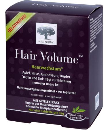 New Nordic Hair Volume Tablets - Boost Hair Growth & Thickness | 90 Count | International Shipping - Buy Online on GoSupps.com