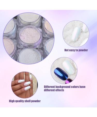 Chameleon Chrome Nail Powder Set - Aurora Mirror Effect Pigment for DIY Nail Art - Buy Online on GoSupps.com