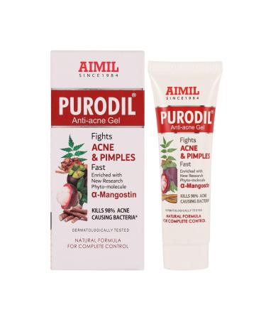 AIMIL Purodil Organic Anti Acne Cream Gel & Pimple Face Gel with Neem Tulsi & Aloe Vera (20 x 2) 40 gm