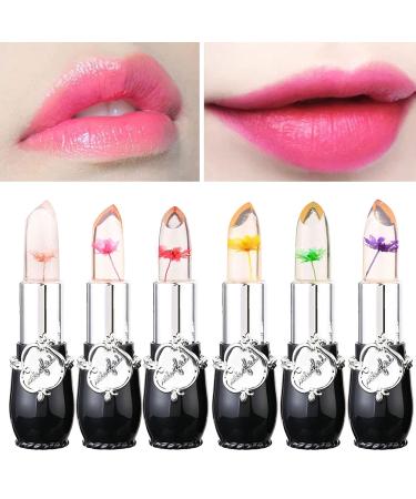 Transparent Flower Color Change Lipstick - Moisturizing & Durable #04 | Long-Lasting Temperature Reactive Lip Balm - Buy Online on GoSupps.com