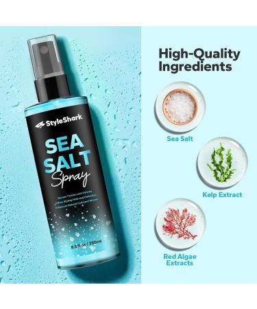 Sea Salt Spray for Men - 8.5 Fl Oz | Beach Wave Volumizing & Texturing Spray for Ultimate Style - Buy Online on GoSupps.com