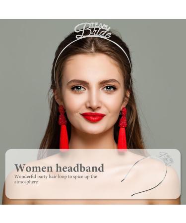 Buy Minkissy 3-Pack Team Bride Tiara Headbands for Hen Parties - Silver Party Accessories | International Shipping - Buy Online on GoSupps.com