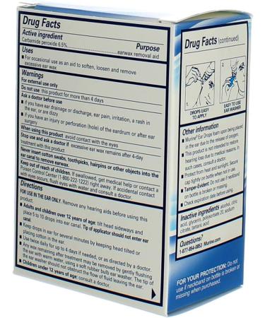 Murine Ear Wax Removal System Drops - 0.5 oz (Pack of 2) - Gentle & Effective Solution - Buy Online on GoSupps.com
