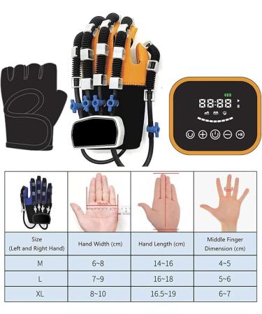 Rehabilitation Robot Gloves Hand Dysfunction Patient Training Device with Hand Dysfunction Independently Rehabilitation Training Left Large - Buy Online on GoSupps.com