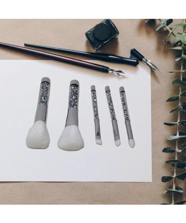 Crushed Diamond Makeup Brush Set Makeup Brushes Beauty Blender Brush Cleaner Gift Box Synthetic Bristles - Buy Online on GoSupps.com