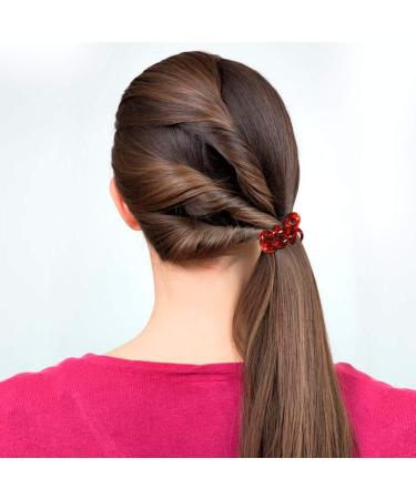 Spiral Hair Ties 20 Pcs Set - TailaiMei No Crease Coil Phone Cord Hair Ties for Thick Hair - Women Ponytail Holders (10 Colors) - Buy Online on GoSupps.com