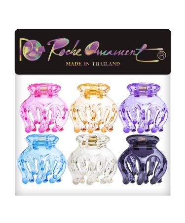 High-Quality RC ROCH 6 Pumpkin Clamp Octopus Spider Hair Clip - Transparent Medium Claw for Women - Buy Online on GoSupps.com