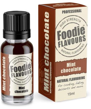 Foodie Flavours Natural Mint Chocolate Flavouring - High Strength 15ml - Buy Online on GoSupps.com