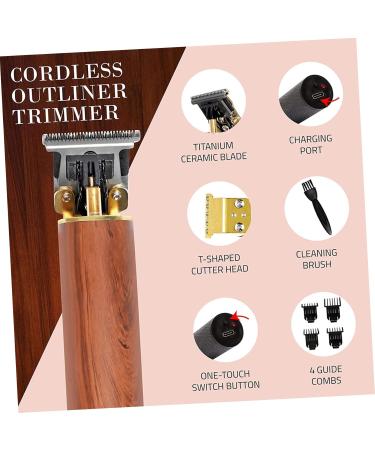 FOMIYES 1 Set T-Type Electric Pusher Electric Clipper Portable Bald Shavers for Men Head M quinas De Afeitar para Hombres Trimmer for Men Electric Clipper - Buy Online on GoSupps.com