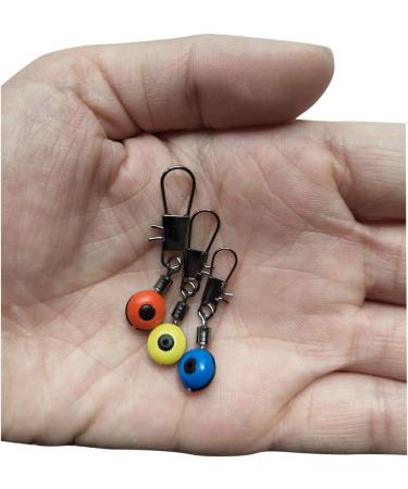 Fishing Line Sinker Slides Float Connector Rolling Swivels with Snaps 60pcs/box - Red/Yellow/Blue - Buy Online on GoSupps.com
