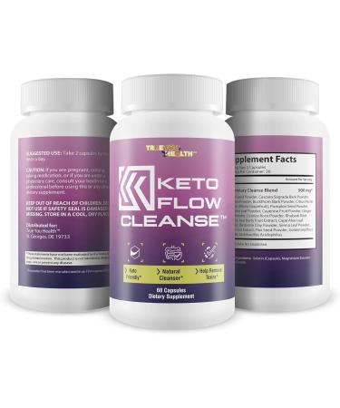 Keto Flow Cleanse - Natural Detox Aid for Energy & Gut Health | Keto Pills with Acai & Probiotics - Support Waste Elimination Worldwide - Buy Online on GoSupps.com