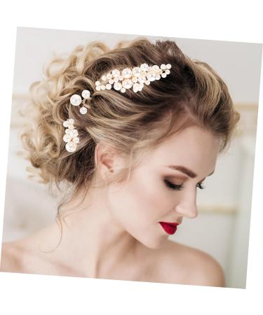 Angoily 1 Set Piece Baroque Decor Hair Accessories for Bride Hair Comb for Girls Womens Headpiece Girls Hair Accessories Bride Headdress Wedding Decor Hair Piece Pearl Metal Miss - Buy Online on GoSupps.com