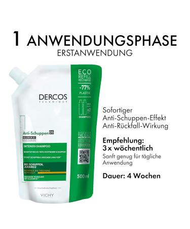 Vichy Dercos Anti-Dandruff Shampoo for Dry Hair - Best Dandruff Treatment | Buy Online Internationally - Buy Online on GoSupps.com