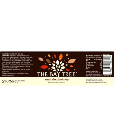 The Bay Tree Real Ale Chutney 320g - Delicious and Authentic Flavor - Buy Online on GoSupps.com