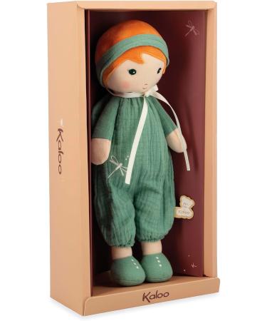 Kaloo Tendresse Olivia 32cm Rag Doll in Muslin Dungarees | Customisable Gift Box | Ages 0 - Buy Online on GoSupps.com