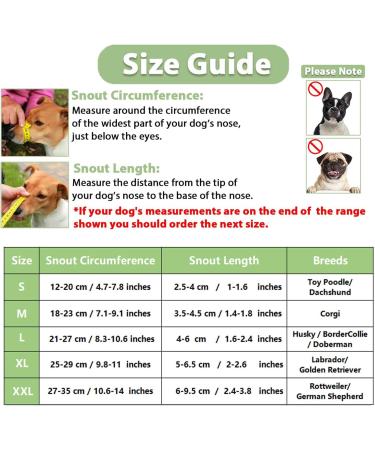 Breathable Muzzle for Large Dogs - Adjustable Reflective Pet Mask No Chewing or Biting - XXL Network & Fabric Dog Muzzle - Buy Online on GoSupps.com