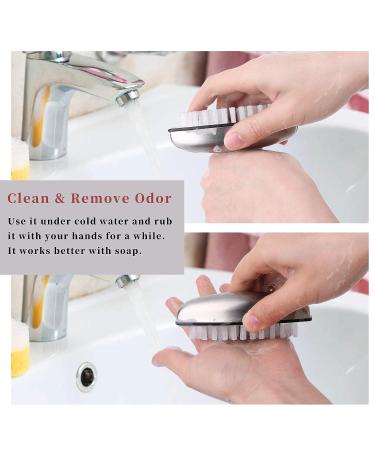 Yebeauty Nail Brush Set - Stainless Steel Hand & Toe Scrubbing Brushes for Pedicure & Fingernail Cleaning - 2 Pack - Buy Online on GoSupps.com