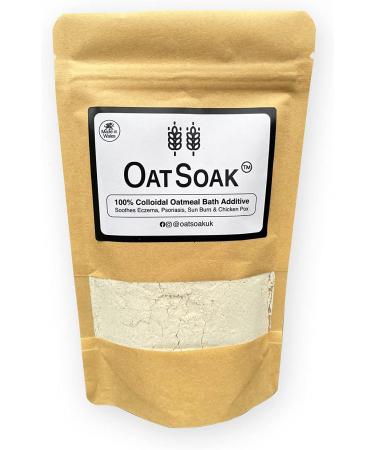 Bare Boutique - OatSoak 100g Colloidal Oats - Fine Oatmeal Skin Relief Soothing Bath for Itchy Skin Psoriasis Eczema Chicken pox and Sunburn. Ideal for Soap Making. 100 g (Pack of 1)