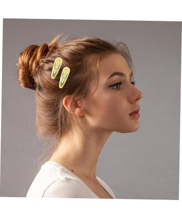 Beaupretty Snap Hair Clip hair clip girl short hair side decorate Hairpin headgear Metal white deer hair clips for girls kawaii hair clips Japanese button broken hair cute Girls Hair Clips - Buy Online on GoSupps.com