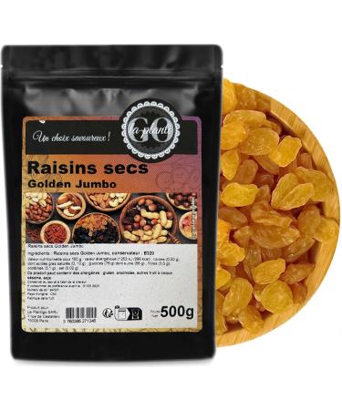 Golden Jumbo raisins 500 g - LA PLANTIGO